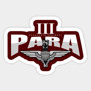 3 Para Sticker